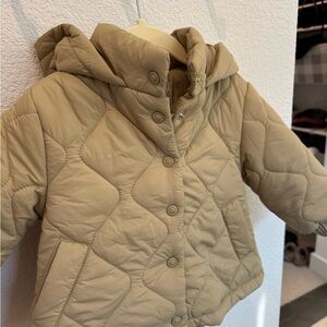 Nordstrom Quilted Olive Puffer Jacket